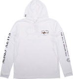 Salty Crew - "Bruce" Hooded Sun Shirt - White