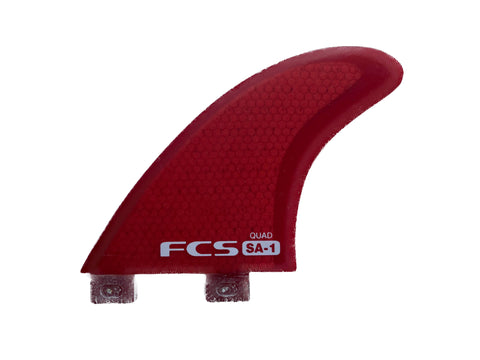 SA1 Quad FCS1 fin (P2) - Red