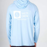 Salty Crew - "Mariner" Hooded Sun Shirt - Light Blue